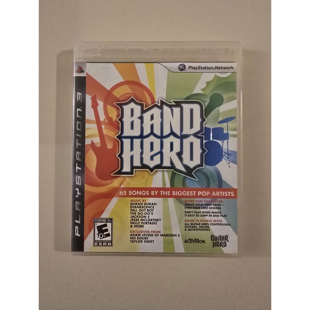 Band Hero PlayStation 3 PS3 Game Complete CIB & Disc Perfect